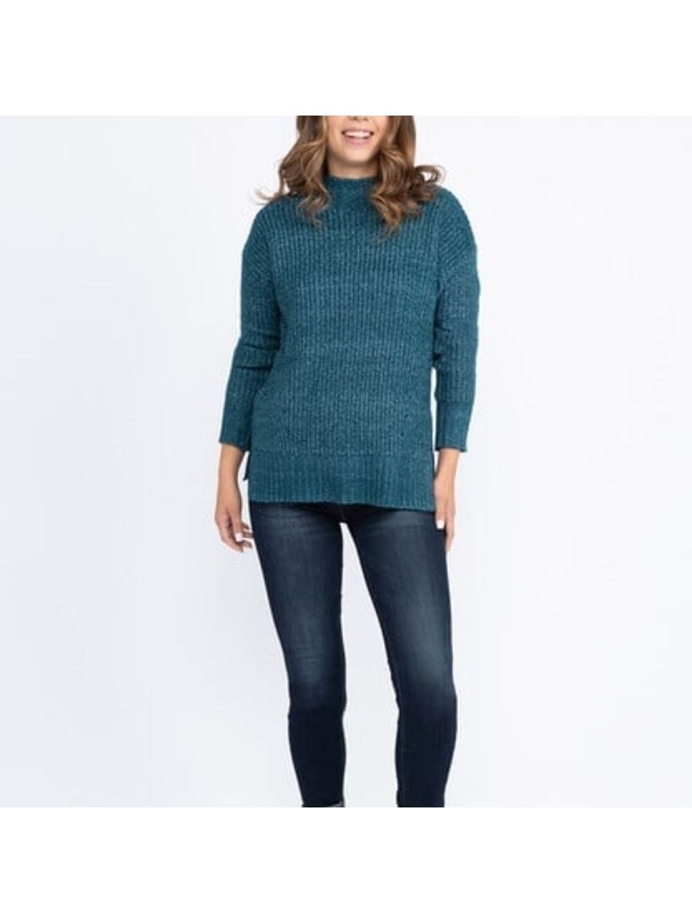 2X • Warehouse One • Mock Neck Tunic Sweater